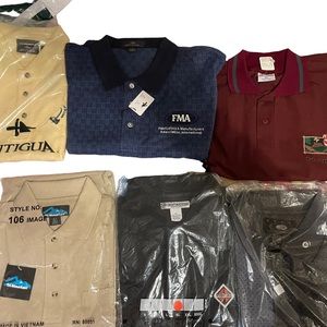 8 NWT XL Polo Tops